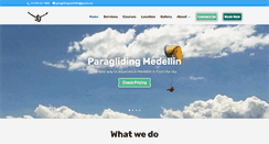 Desktop Screenshot of paraglidingmedellin.com